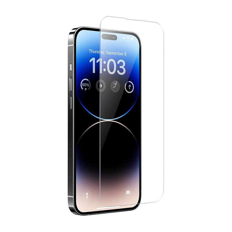 (2 Pack) Tempered Glass Screen Protector for iPhone 15 Pro (2 Pack) Tempered Glass Screen Protector for iPhone 15 Pro